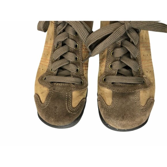 Skechers Signalize Womens 7.5 46047 Sneaker Brown Leather Suede Lace Up 46047 - Picture 6 of 12